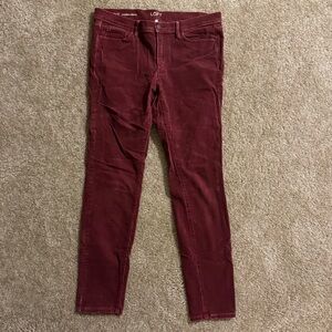 Red Ann Taylor Loft Corduroy Jeans